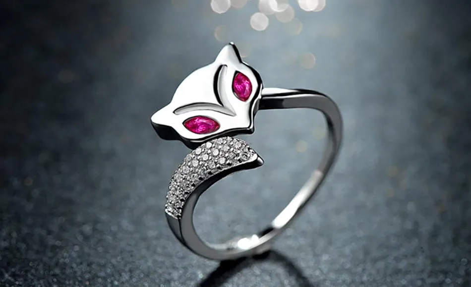4 Luxury 100% Real 925 Sterling Silver Rings For Women