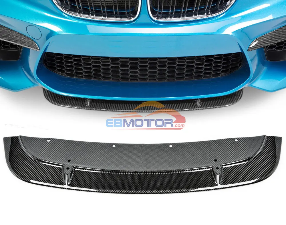 Real Carbon Fiber ST Style Front Lip Splitter Glossy Bumper Racing Spoiler Trim For BMW F87 M2 2014up |