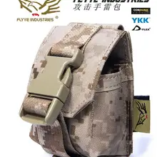 FLYYE MOLLE граната штурмовая сумка Военная походная модульная Боевая сумка CORDURA PH-G002