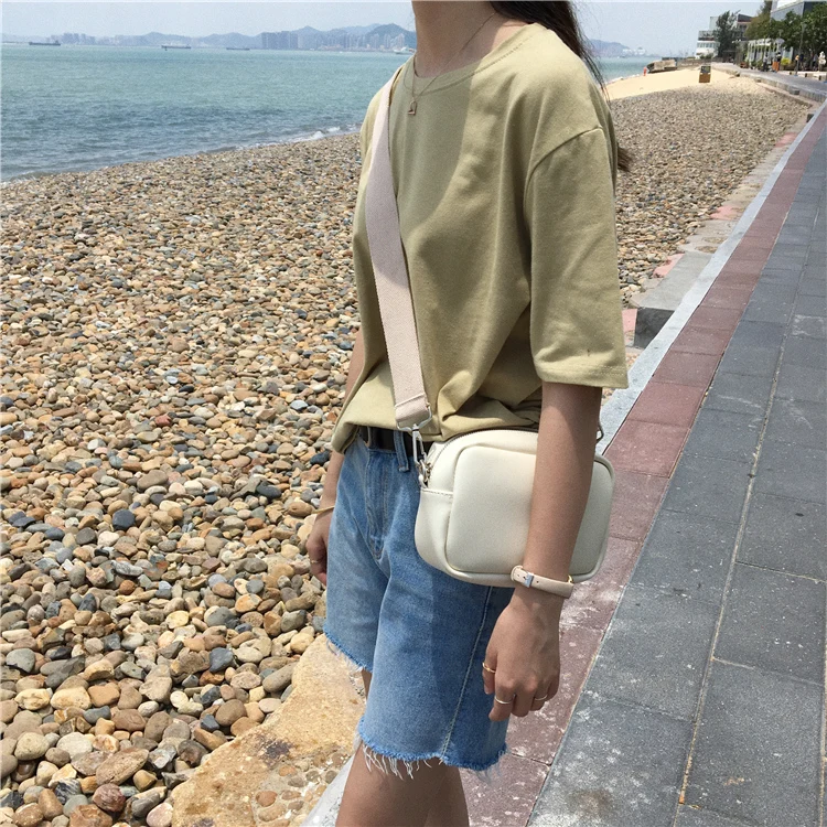 Jielur Tee Shirt 15 Solid Color Basic T Shirt Women Casual O-neck Harajuku Summer Top Korean Hipster White Tshirt S-XL