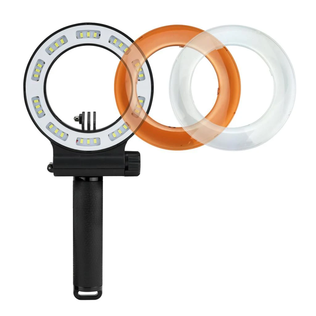 40m/13 ft Underwater Waterproof LED Diving Video Light Fill  Lamp for GoPro Hero Xiaoyi Cameras
