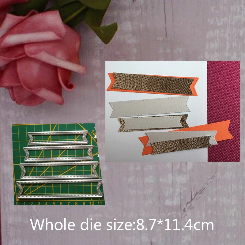 

8.7*11.4cm Rectangle Metal Cutting Dies for DIY Album Greeting Card Scrapbook decoration Embossing Paper Craft Stamps Dies 2019