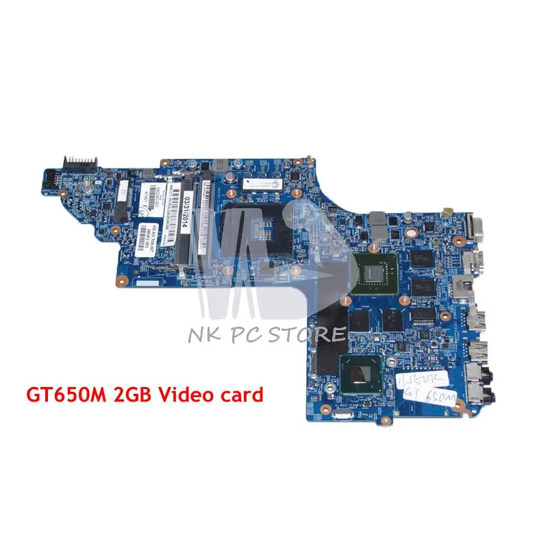 Nokotion 682040-501 682040-001 للحصان جناح dv7 dv7-7000 dv7t محمول 17 بوصة HM77 ddr3 GT650M 2 جيجابايت بطاقة الفيديو