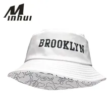 Minhui, новая мода, Бруклин, Панама, белая Панама, шапка для рыбалки, для мужчин и женщин, Bob, рыбацкие шляпы, шапка s