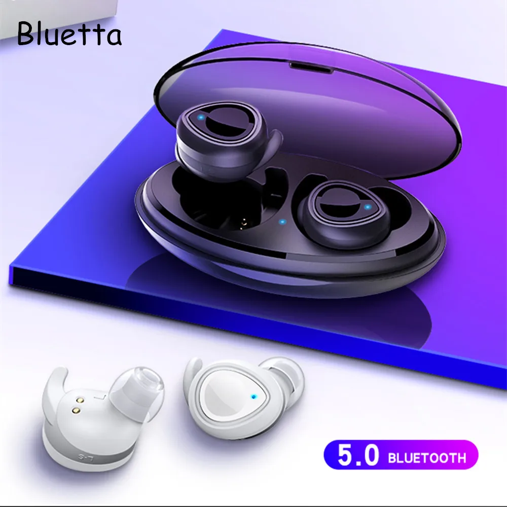 

Bluetta Ture Wireless Stereo Earbuds Mini Sport Bluetooth earphone Handfree Hifi Sound Headset with Charging box for Smart Phone