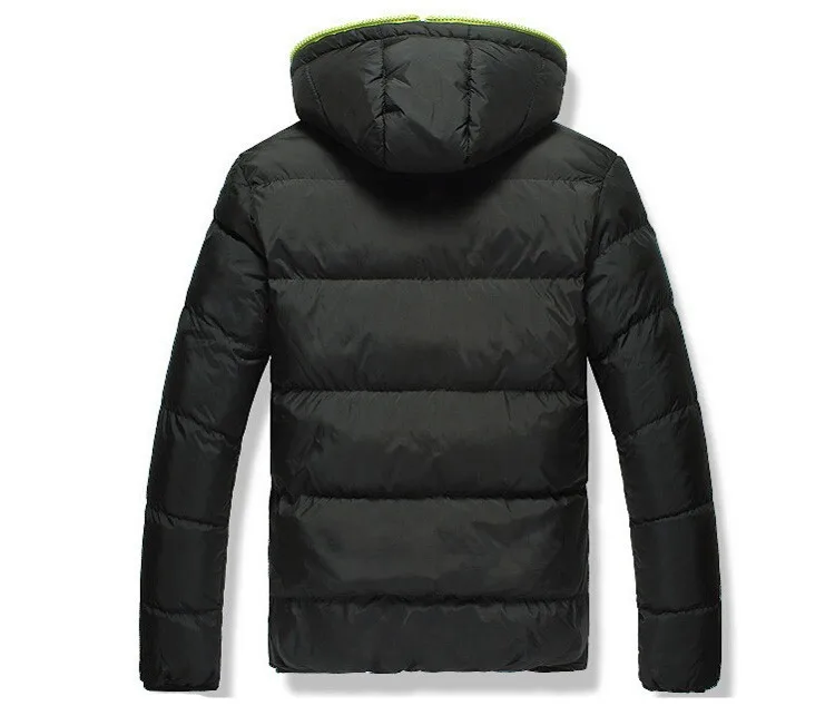 Мужская Зимняя Повседневная Толстая стеганая куртка с капюшоном на молнии, 5XL, приталенные мужские и женские пальто, Мужская парка, теплая верхняя одежда EDA020