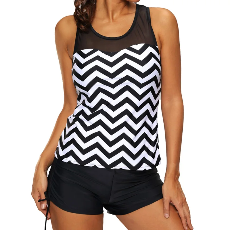 2017 Newest Sexy Women Push Up Padded Swimwear Tankini Swimsuit Plus