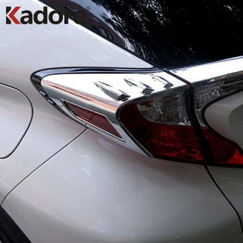 

For Toyota C-HR CHR 2016-2019 Chrome Tail light Cover Trim Rear Rear Light Lamps Protection Hood Accessories 2017 2018
