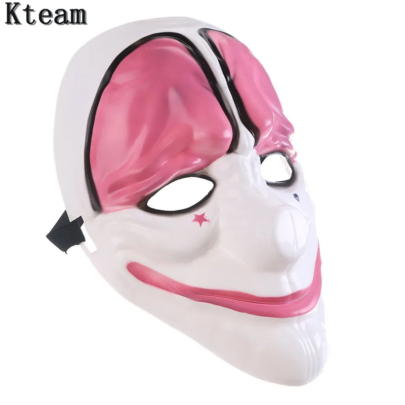 Payday 2 маска PVC The Heist Dallas/Wolf/Chains/Косплей хокстона Хэллоуин страшный клоун