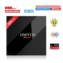 H96 PRO TV Box Android 7 1 OS Amlogic S912 font b Octa b font font