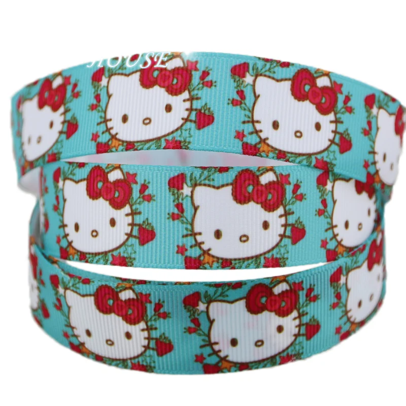 22mm printed grosgrain ribbon colored blue ribbon gift wrap ribbons