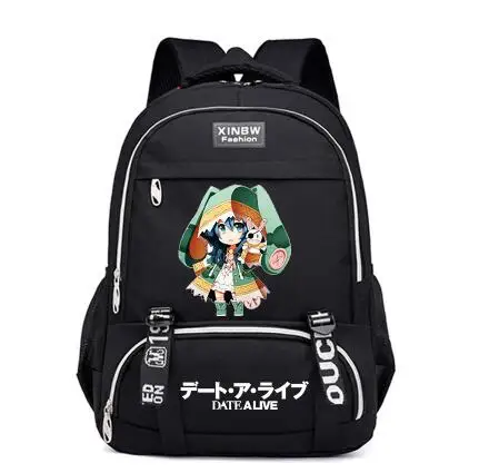 

High Q new fashion anime date a live unisex men and women student preppy style backpack