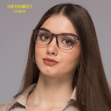 CHFEKUMEET новые негабаритные женские очки оправа для очков винтажные Квадратные прозрачные линзы очки Оптическая оправа для очков