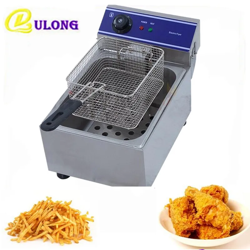 

10 L Home Use Electric Deep Fryer Mini Oil Fat Frying Grill Fried Chicken Fried Dough Sticks Furnace Fries Machine