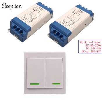 

Sleeplion Wireless Remote Control Wall Switch 16V-250V 24V 36V 48V Light Control Lamps Indoor Lighting 85V 110V 220V 250V ON/OFF