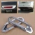 Beler 1 Pair Argento Cromato Posteriore Della Parte Posteriore Della Luce di Nebbia Coperchio Della Lampada Trim Stampaggio Decorazioni Auto per Nissan Rogue X- trail (T32) 2014 2015