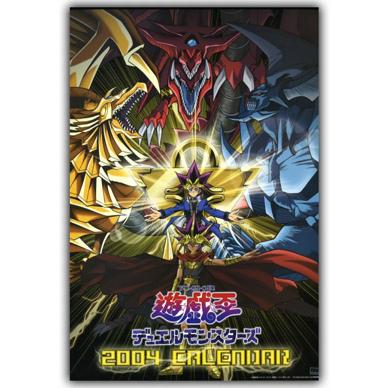 Yu-Gi-Oh Yu Gi Oh YuGiOh Slifer The Sky Dragon классические аниме художественные настенные изображения для украшения гостиной спальни Шелковый плакат с принтом - Цвет: DM1113