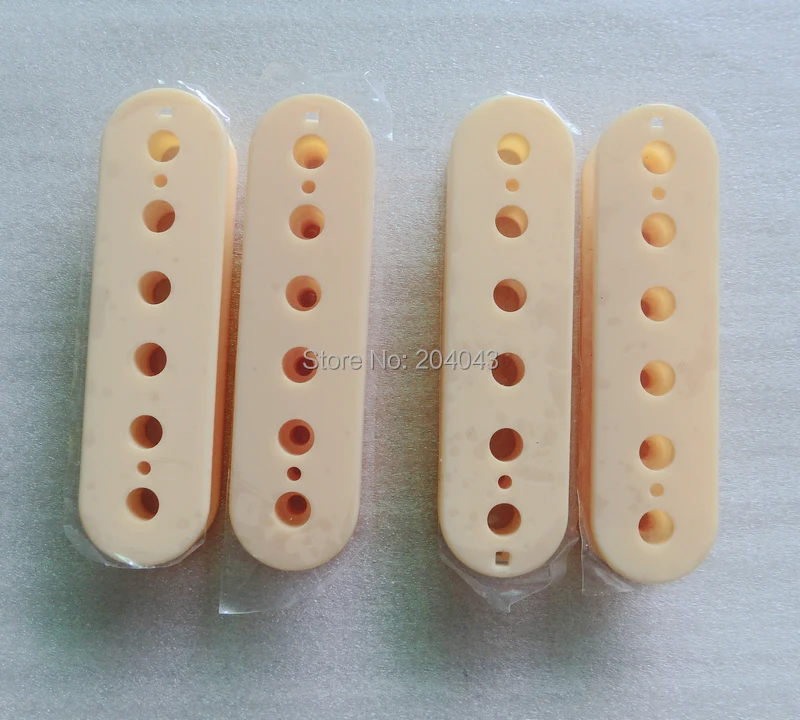 

4pcs/Pack Ivory /Black/zebra color ABS material humbucker guitar pickup bobbin 50mm+52mm