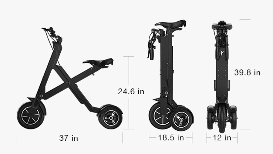 Clearance 2019 X-Cape XI-CROSS PRO 50KM Foldable Electric Scooter Portable Mobility Scooter  Adults electric bicycle 23