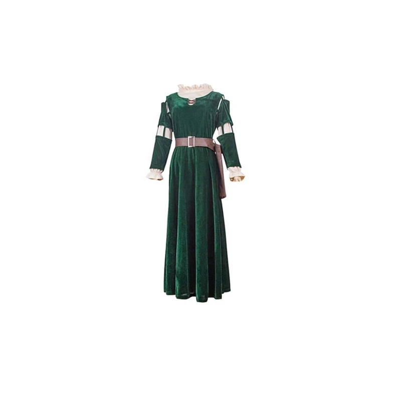 Style A Brave Merida платья Принцесса Мерида Косплей Костюм Леди мультфильм аниме платье униформа Мерида Парик Мода девушка Лолита платье - Цвет: Style A
