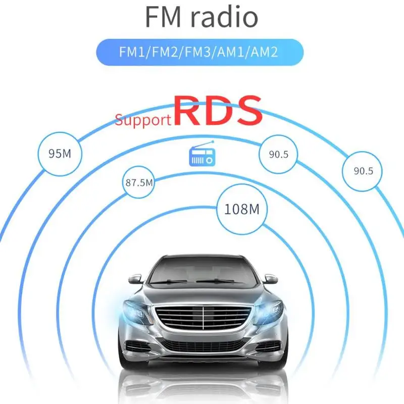T100 7 дюймов Автомобильный стерео MP5 плеер HD сенсорный экран RDS FM AM радио Bluetooth USB AUX головное устройство Автомобильный резервный монитор