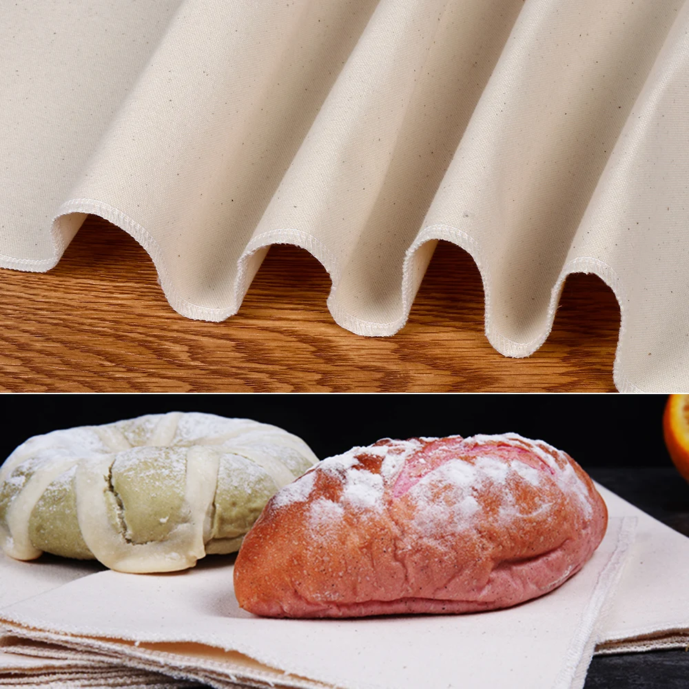 2019NEW 1PC Bread Fermented Linen Flax Cloth Dough Bakers Baguette Mat Pastry kitchen Baking