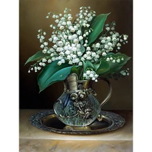 Обычай алмаз живопись эйген фото ваза 5d diy Мандала алмаз живопись полный квадратный/круглый фильмы украшения maison балетки