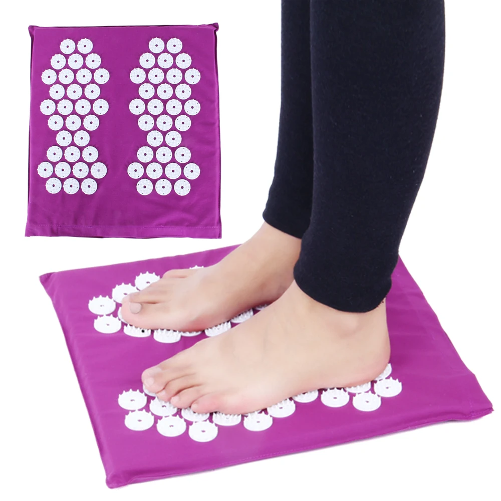 Relieve Back Body Acupressure Mat Body Pain Acupuncture Spike Yoga Mat with Massage Pillow/Mat Massage Relaxation