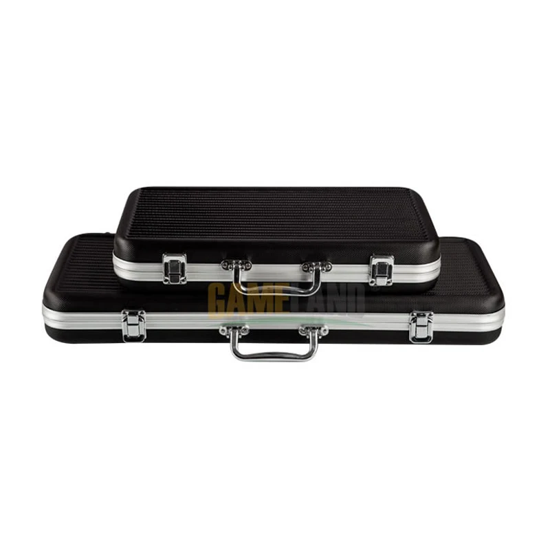 High Quality Aluminum/PU/ABS Box Poker Chips Set Box Casino Chips Texas Holdem Poker Set Case 300/500 Chips