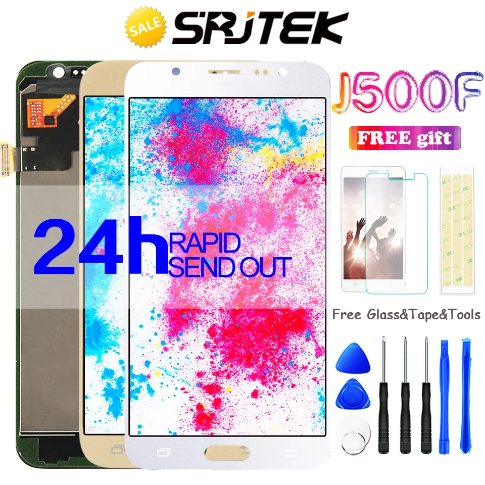 

AMOLED/OLED/TFT For Samsung Galaxy J5 2015 LCD J500 J500F LCD J500H LCD Display Touch Digitizer Glass Assembly j5 2015 glass