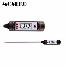 MOSEKO Electronic BBQ Thermometer Probe Kitchen Oven Cooking Food Meat Water Oil Household Digital Thermometer TP3001
