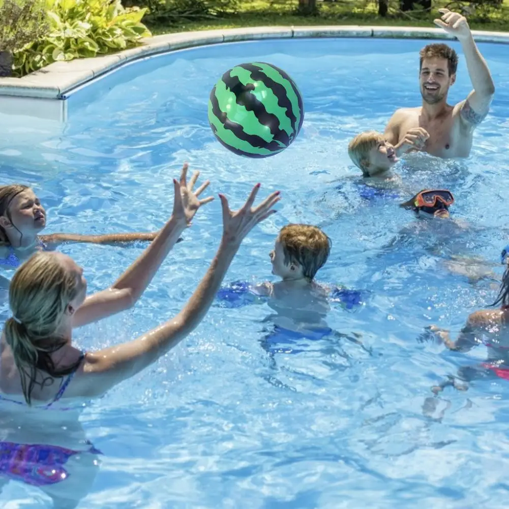 

Inflatable Watermelon Beach Ball Thickening Environmental Protection Swimming Pool Sports Game Toys Beach Party Ball For Adult