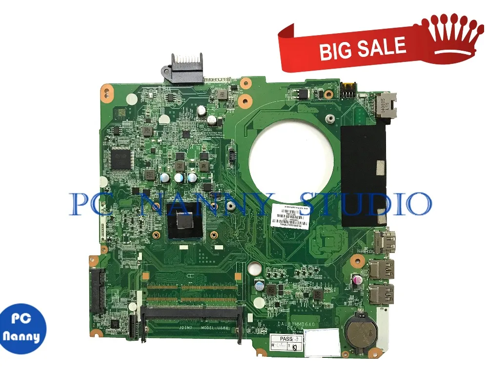 

PC NANNY FOR HP 15-F 786899-501 786899-001 Laptop Motherboard DAU88MMB6A0 DDR3 N2840 tested