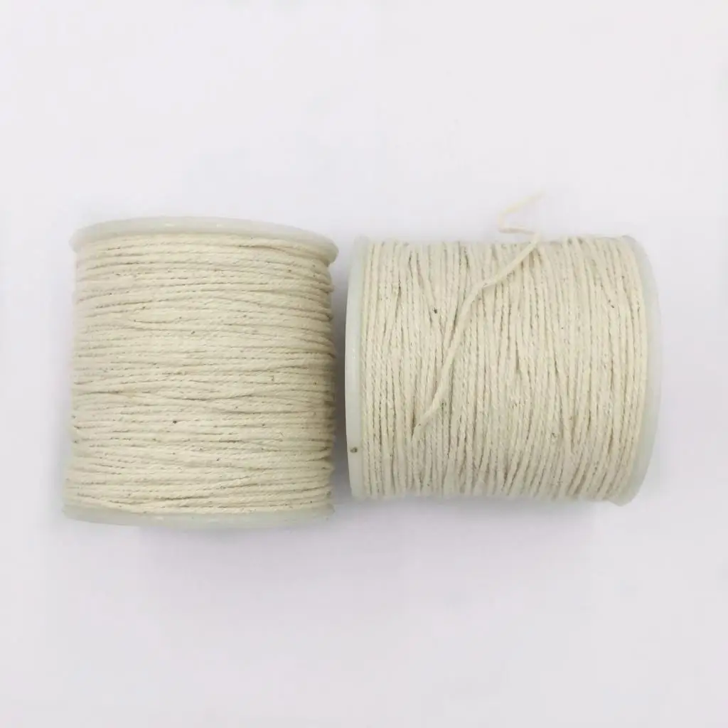 100 Meters All-Purpose Cotton Rope Braided Twisted Cord Jewelry Findings Handmade Components 1mm