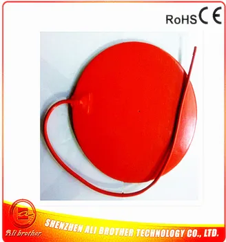 

XD-H-D-1414 3D Printer Heater Silicone Rubber Heater 220v 400w Diameter 270mm adhesive 1face Dia 3mm hole in center 500mm lead
