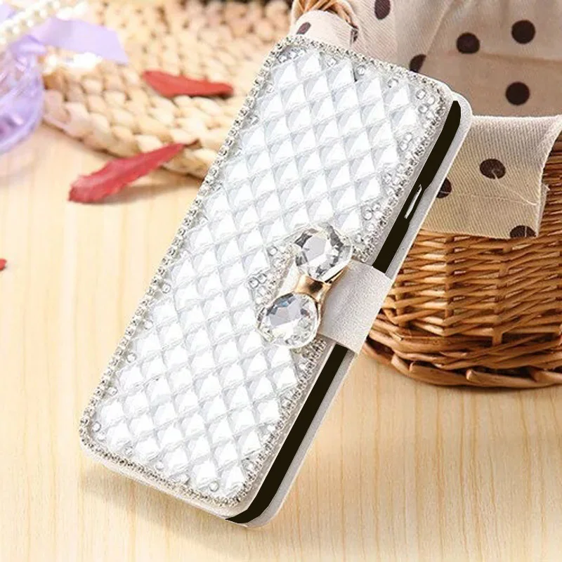 

For Samsung Note 8 Bowknot Case Luxury Bow Crystal Bling Leather Cover Case Capa Funda for Samsung Galaxy S8 S9 Plus S7 Edge