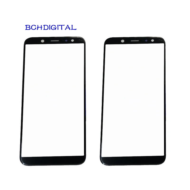 

SAM0802 lcd outer Touch Screen Front Glass Lens cover Panel For Samsung Galaxy Edition 2018 A6 A600/A6+ A6 plus A605 Replacement