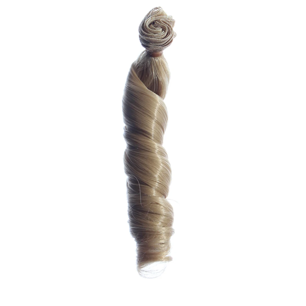 Кукольный парик 15 см* 100 см, римские кудрявые высокотемпературные волокна, BJD, SD парики, сделай сам, волнистые волосы, аксессуары для кукол
