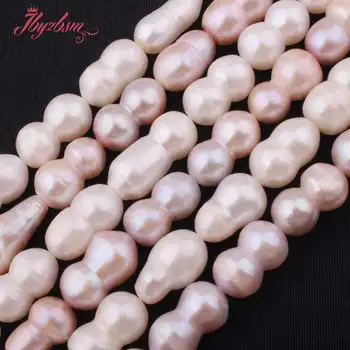 

8x15-10x20mm Peanut Freshwater Pearl Beads Natural Stone Beads For DIY Necklace Bracelet Earring Jewelry Making 15"Free Shipping