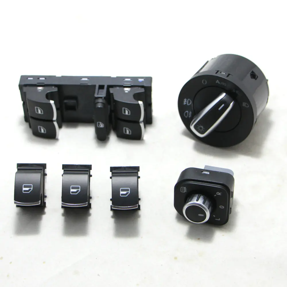 

New mirror switch headlight switch window switch for Golf MK5 6 Golf plus Jett-a MK5 Passat B6 Tiguan 5ND 959 565A 5ND 959 857