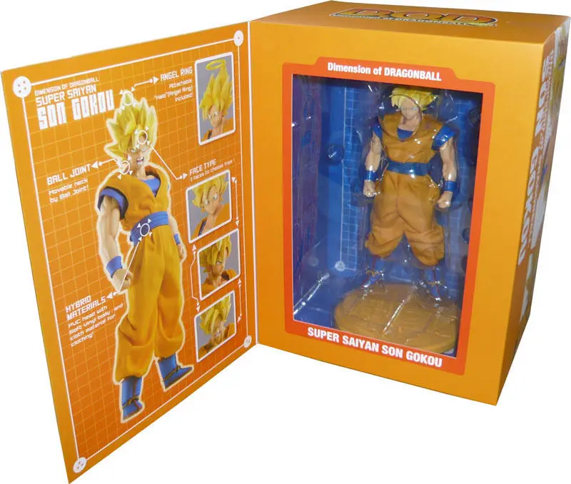 PrettyAngel-megahouse натуральный размер Dragon Ball DOD Супер Саян Гоку ПВХ фигурка