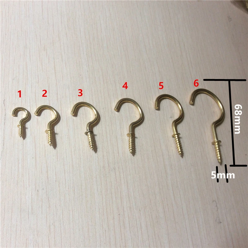 炭素鋼ライトフック 疑問符フック 羊の目のフックネジ木のタップねじパーカー 12個 Screw Hook Sheep Eye Hooksself Tapping Screws Aliexpress