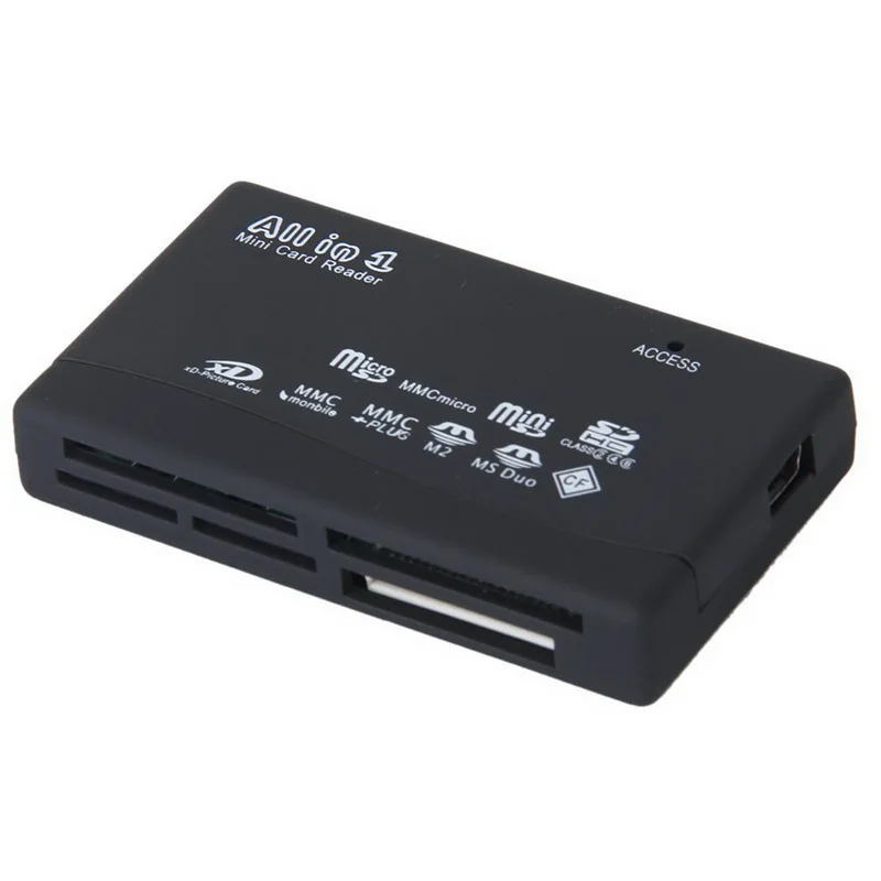All in 1 Multifunctional USB2.0 Card Reader for Multi cards SD XD MMC