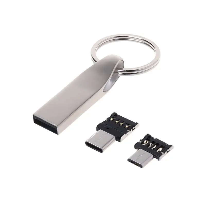 Flash Drive Memory Stick U диска 32 Гб USB2.0 флешки Micro Тип usb-C адаптер хранения данных портативный компьютер PC телефон