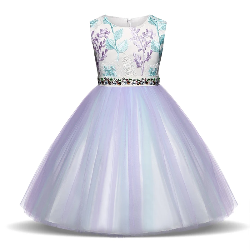 

Elegant Kids Girls Dresses Tutu Dress Wedding Outfits Princess Party Dress Girls Clothes For 3 4 5 6 8 Years Children Clothing
