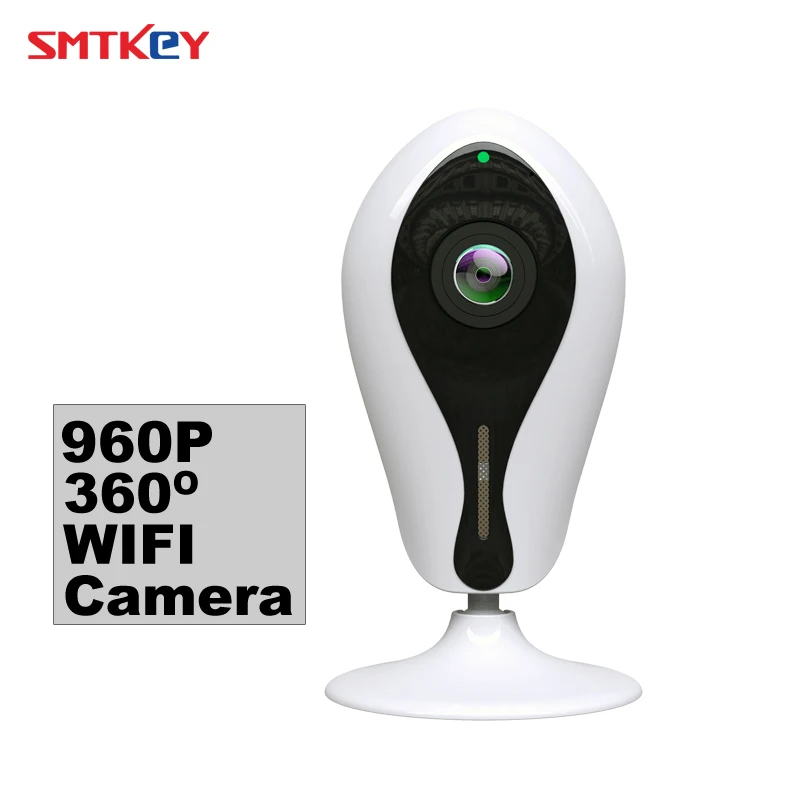 

SMTKEY 720P MINI 360 degree Panorama WIFI Camera View by Smartphone APP