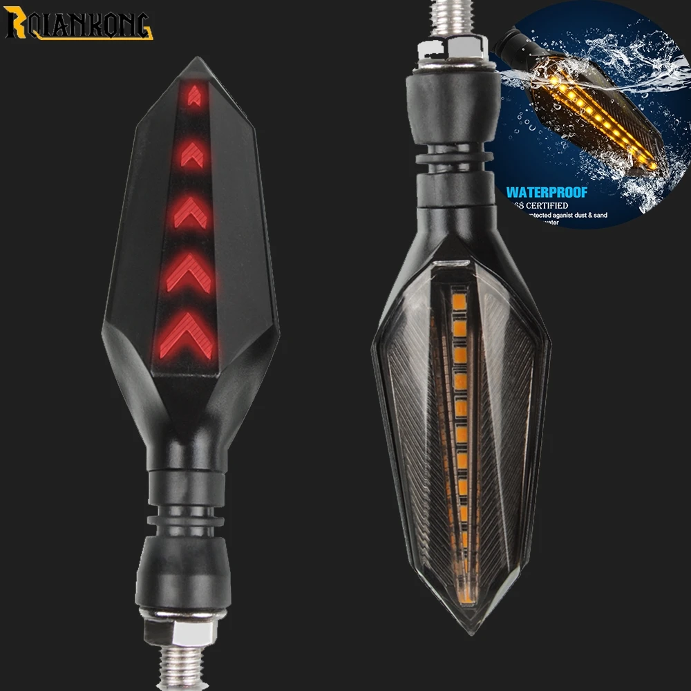 

Motorcycle Turn Signal Light Flashing 12 LED lights FOR honda MSX125 CB500 CB600 CB750 CB900 CB1000 CB1300