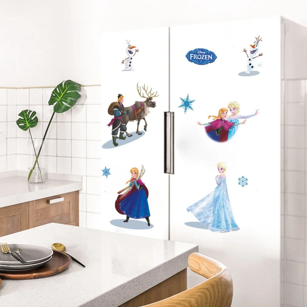 2018 New Princess Elsa Wall Stickers For Girls Room ...