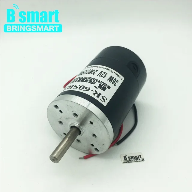 Bringsmart 60srz Y Dc Motor 12v 24v Permanent Magnet High Sd Bringsmart 60srz Y Dc Motor 12v 24v Permanent Magnet High Sd 4000rpm Reversible Mini Electricmotor Mrico Tool Diy Part