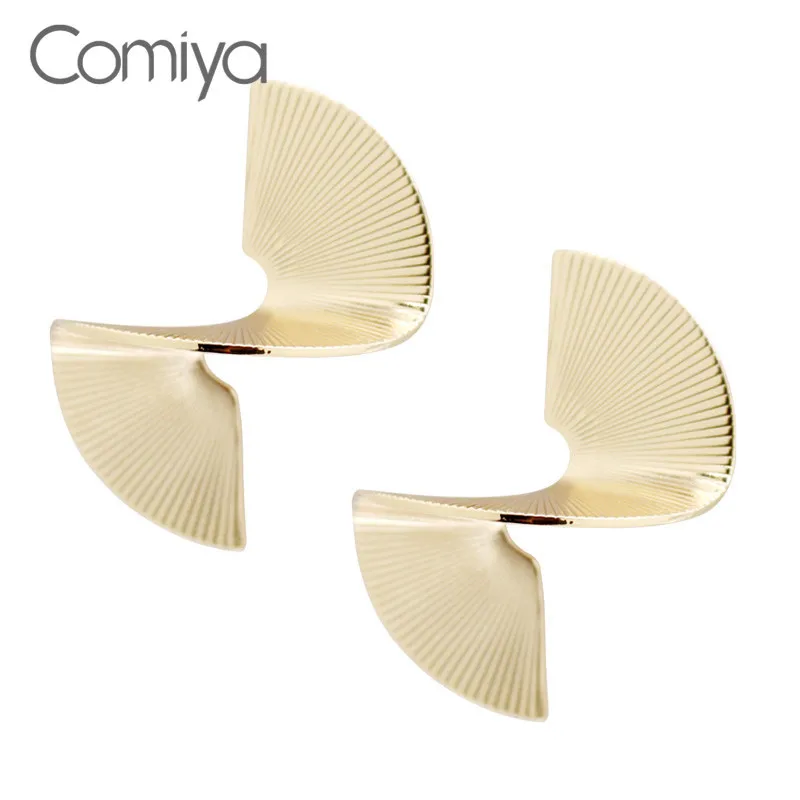 Comiya, серьги-гвоздики для женщин, аксессуары, золотой цвет, цинковый сплав, вечерние украшения, длинные серьги, Brincos Pendientes Feminino CC